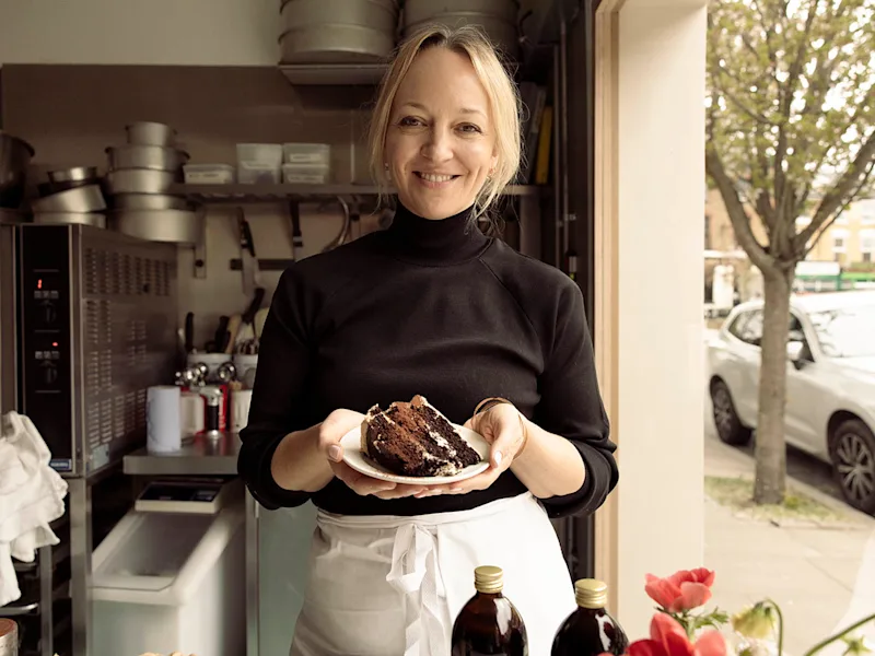 Violet cakes coffee shot recipe hero image