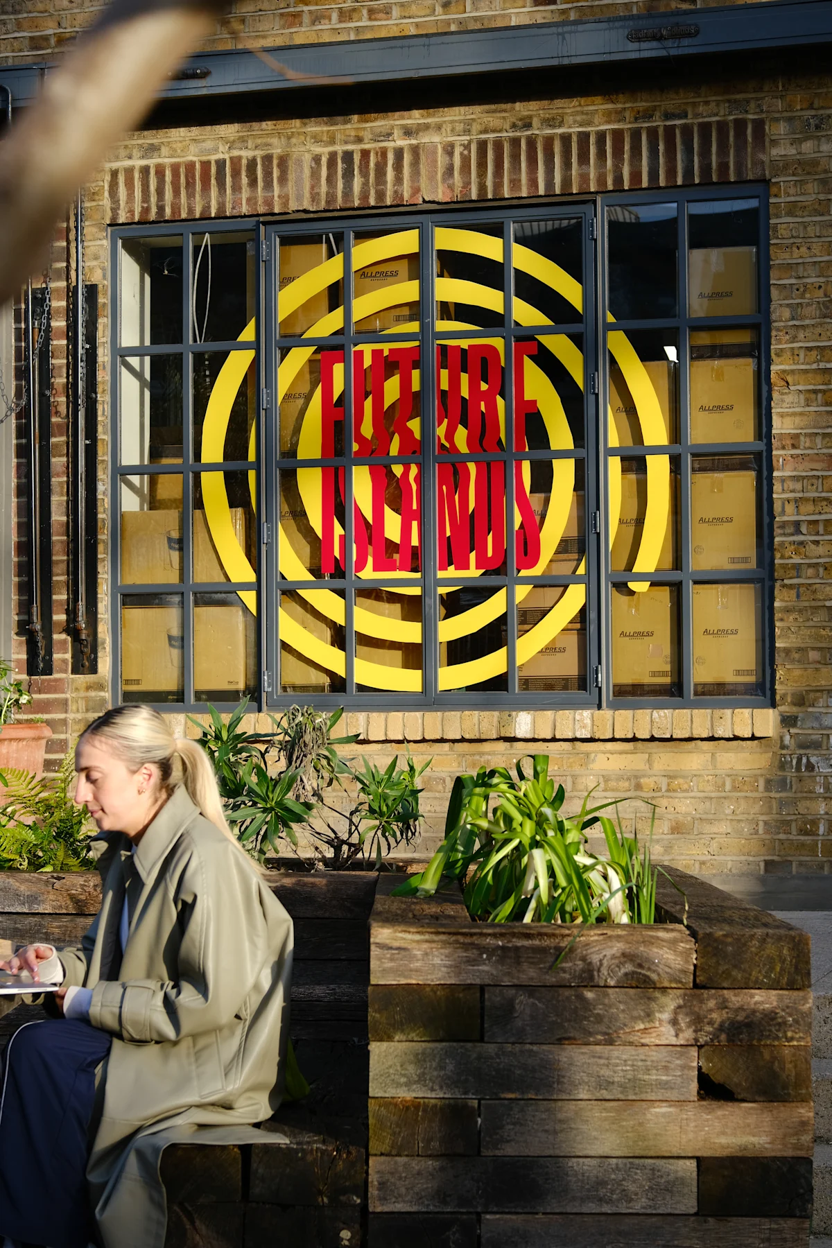 Dalston Cafe Window Decal